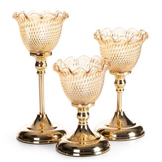 Świecznik dekoracyjny LUISA Eurofirany złoty