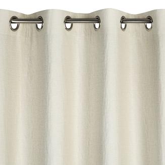 Zasłona gotowa na przelotkach SEVILLE 140x250 Eurofirany kremowy