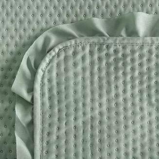 Narzuta dekoracyjna FALBANKA 210x170 szałwiowy