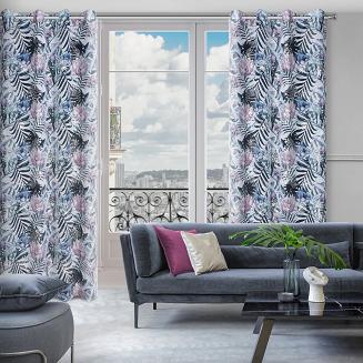 Firana gotowa na przelotkach MALIBU Eurofirany biały