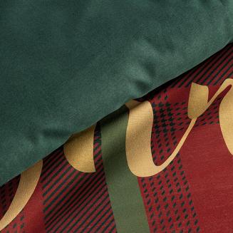 Komplet pościeli świąteczny POS 220x200 Eurofirany czerwony