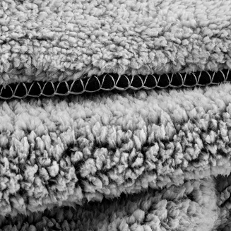 Koc narzuta KOALA 70x160 Eurofirany czarny baranek