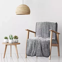 Koc narzuta KOALA 70x160 Eurofirany czarny baranek