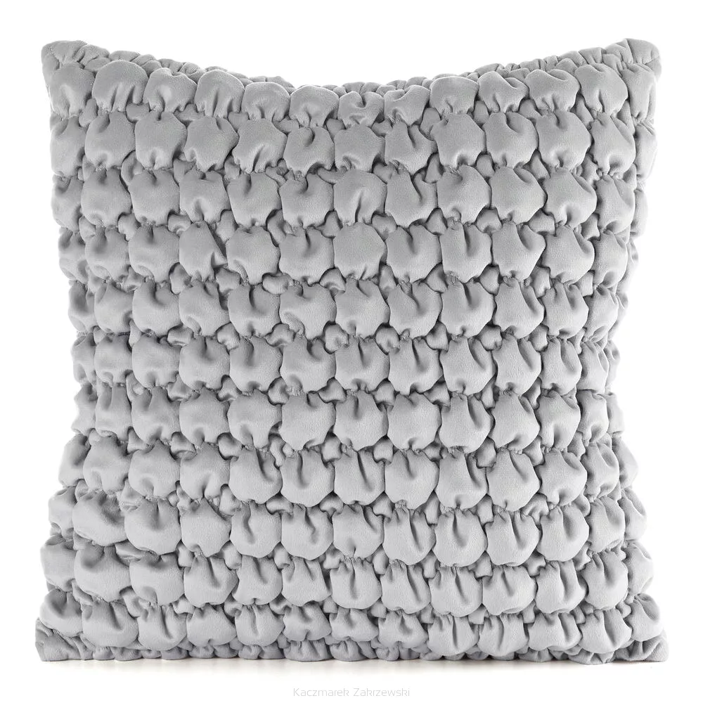 Poszewka dekoracyjna VELVET 45x45 Eurofirany srebrny