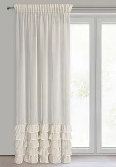 Firana gotowa na taśmie CARLI 140x270 Eurofirany beżowy