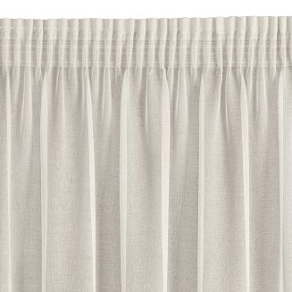 Firana gotowa na taśmie CARLI 140x270 Eurofirany beżowy