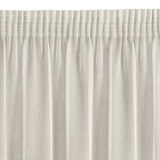Firana gotowa na taśmie CARLI 140x270 Eurofirany beżowy