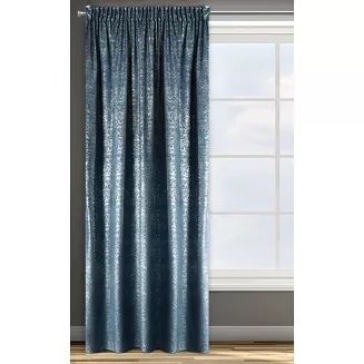 Zasłona gotowa na taśmie CYPR 140x270 Design91 granatowy