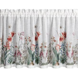 Firana gotowa na taśmie NEMEZJA 150x60 Eurofirany biały