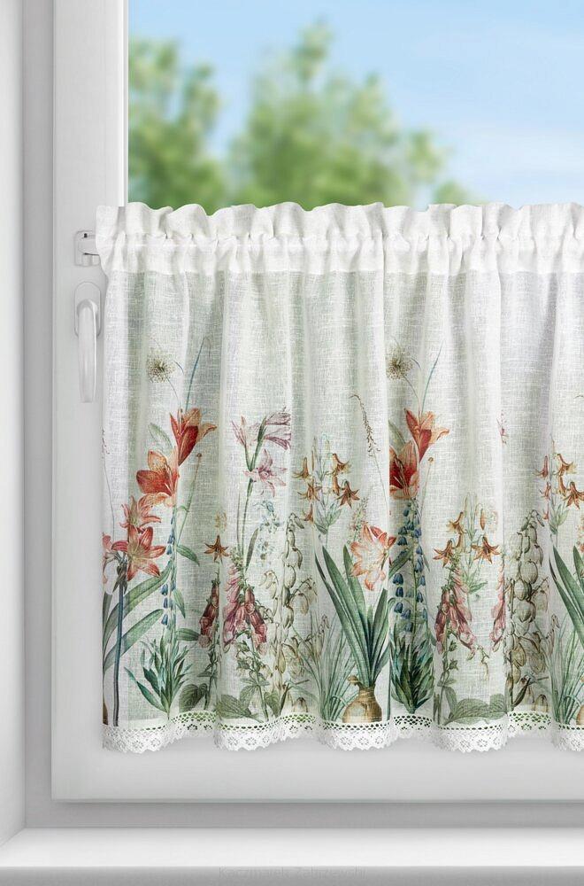 Firana gotowa na taśmie NEMEZJA 150x60 Eurofirany biały