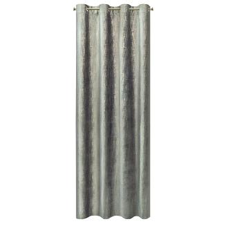 Zasłona gotowa na przelotkach MARSALA 140x250 Eurofirany szary/szampański