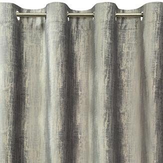 Zasłona gotowa na przelotkach MARSALA 140x250 Eurofirany szary/szampański