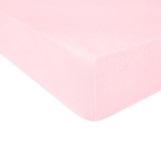 Prześcieradło frotte z gumką 220x200 Darymex jasno różowy