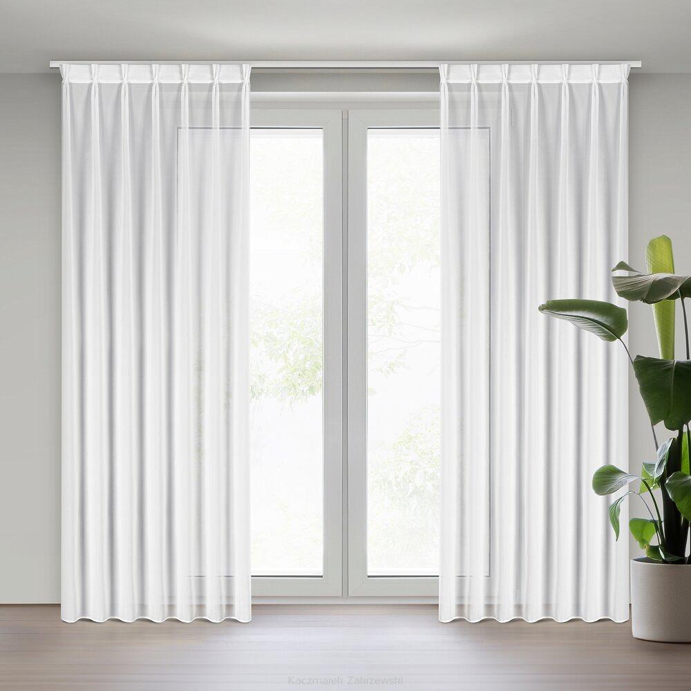 Firana gotowa RUBY 140x270 Eurofirany biały