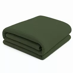 Prześcieradło muślinowe bez gumki 160x210 khaki