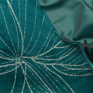 Obrus dekoracyjny BLINK 35x180 Eurofirany ciemnoturkusowy