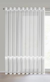 Firana gotowa na przelotkach ISOLA 350x250 Eurofirany biały