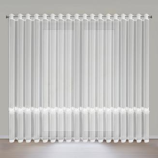 Firana gotowa na przelotkach ISOLA 350x250 Eurofirany biały