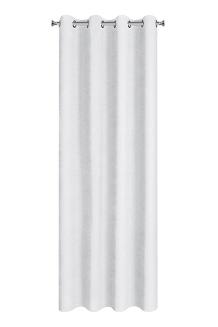 Zasłona gotowa na przelotkach DORA Eurofirany biały