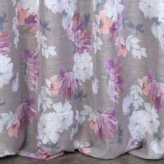 Zasłona gotowa na przelotkach SHERRY 140x250 Eurofirany wielokolorowy