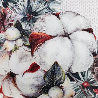 Komplet pościeli świąteczny SNOW 160x200 Eurofirany biały