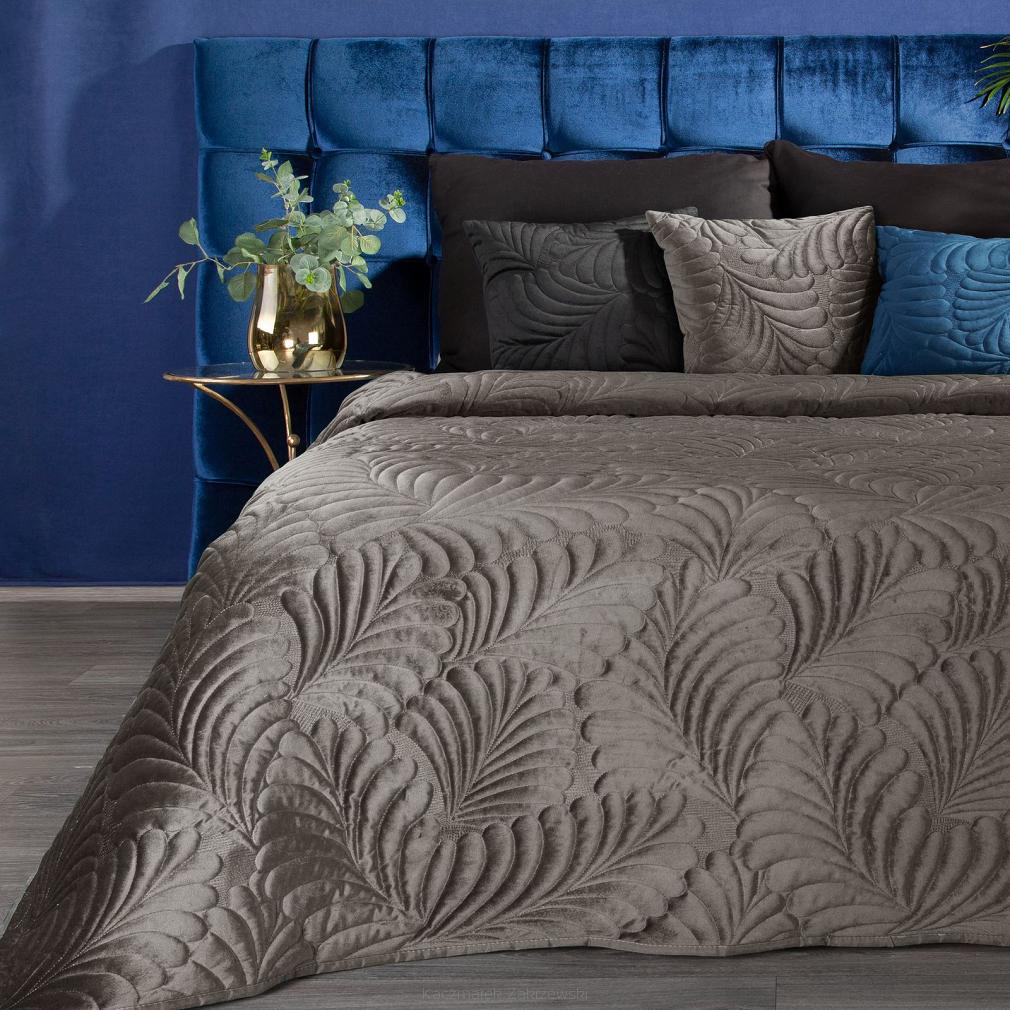 Narzuta dekoracyjna RIA4 220x240 ciemnobeżowy