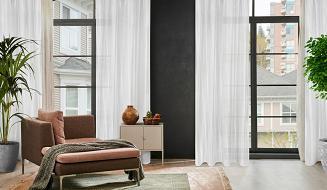 Zasłona gotowa na przelotkach KAMILA 140x250 Eurofirany biały