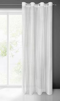 Zasłona gotowa na przelotkach KAMILA 140x250 Eurofirany biały