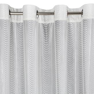 Zasłona gotowa na przelotkach KAMILA 140x250 Eurofirany biały