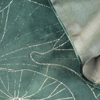 Obrus dekoracyjny BLINK 35x220 Eurofirany ciemnomiętowy