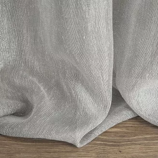 Firana gotowa na przelotkach ELICIA 140x250 Eurofirany szary