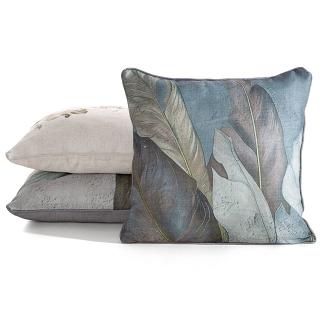 Poszewka dekoracyjna LEN 45x45 Eurofirany zielony