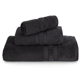 Ręcznik bawełniany PORTO 50x90 Eurofirany czarny