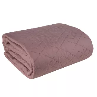 Narzuta dekoracyjna BONI 200x220 ciemnoróżowy