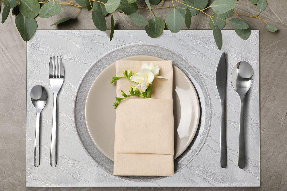 Obrus dekoracyjny ERIKA 40x30 Eurofirany biały