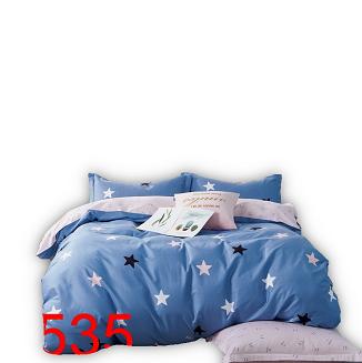 Pościel satynowa 160x200 wzór gwiazdki