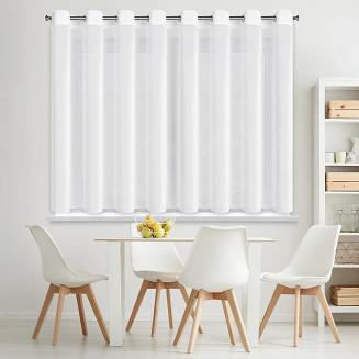 Firana gotowa na przelotkach DALIA 350x150 Eurofirany biały