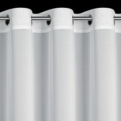 Firana gotowa na przelotkach DALIA 350x150 Eurofirany biały