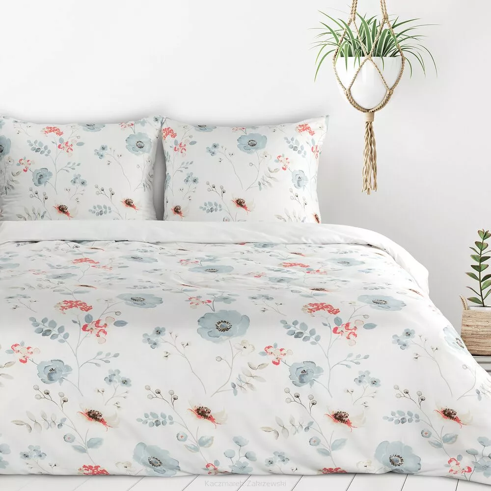 Pościel bawełniana INES 160x200 Design91 biały