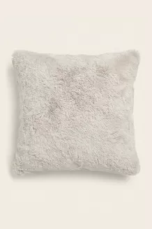 Poszewka dekoracyjna Rabbit 45x45 jasna beżowa futrzana