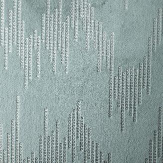 Zasłona gotowa na przelotkach CHILL 140x250 Eurofirany morski/srebrny