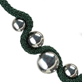 Sznur dekoracyjny do zasłon MALI ciemnoturkusowy