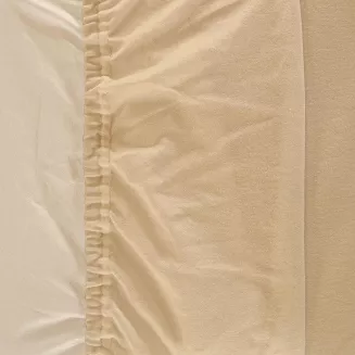 Prześcieradło ochronne z gumką jersey 160x200 Darymex beżowe