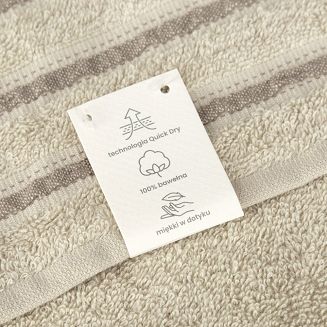 Ręcznik bawełniany JASPER 30x50 Eurofirany beżowy