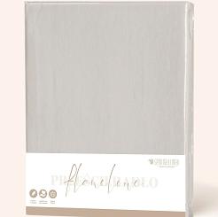 Prześcieradło flanelowe bez gumki 160x200 taupe