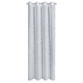 Zasłona gotowa na przelotkach JUNI 140x250 Eurofirany biały