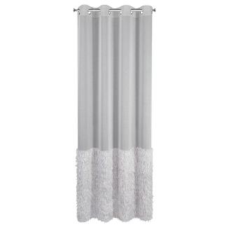 Firana gotowa na przelotkach MARGARET2 140x250 Eurofirany srebrny