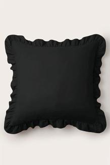 Poszewka do pościeli z falbanką RUFFY PREMIUM 40x40 czarna