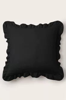 Poszewka do pościeli z falbanką RUFFY PREMIUM 40x40 czarna