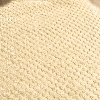 Koc narzuta Sherpa 150x200 jasnobeżowy biały dwustronny baranek